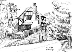 greeting card of Old Cottage, Pulborough