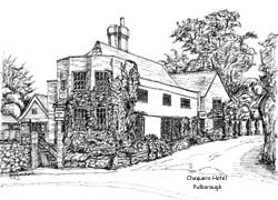greetings card of Chequers, Pulborough